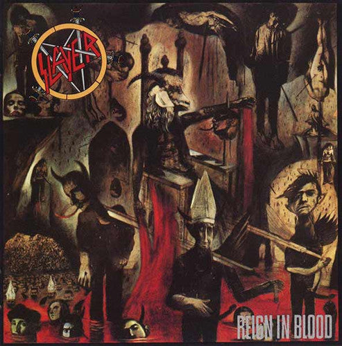the album cover for Slayer - Reign In Blood [Vinyl]