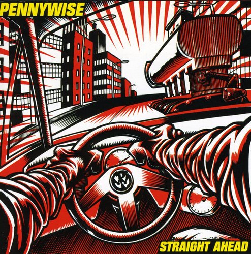 the album cover for Pennywise - Straight Ahead