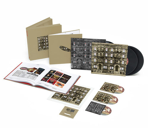 the album cover for Led Zeppelin - Physical Graffiti: Remastered Super Deluxe Edition [Box Set]