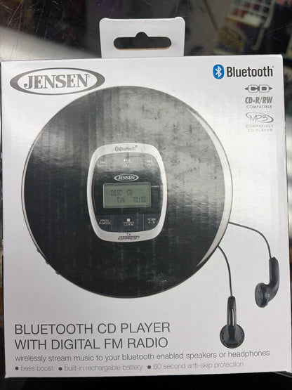 Jensen Portable Cd Player with Bluetooth