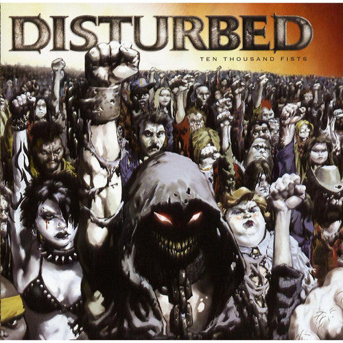 the album cover for Disturbed - Ten Thousand Fists [Vinyl]