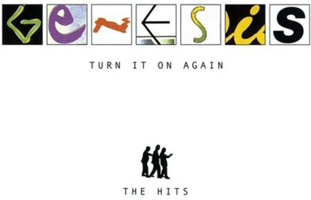 the album cover for Genesis - Turn It on Again: The Hits