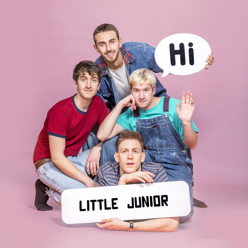 the album cover for Little Junior - Hi [Indie Exclusive Limited Edition Sea Foam Green LP]