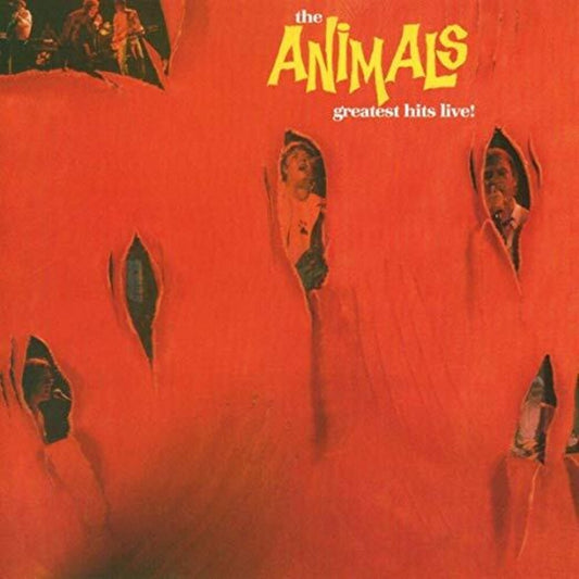 the album cover for The Animals - Greatest Hits Live