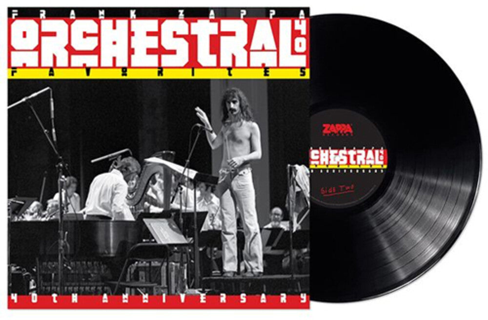 the album cover for Frank Zappa - Orchestral Favorites 40th Anniversary [LP]