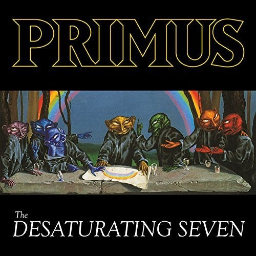 the album cover for Primus - The Desaturating Seven