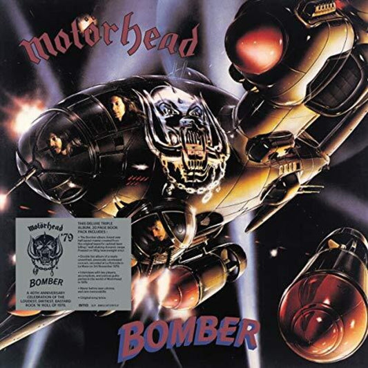 the album cover for Motörhead - Bomber: 40th Anniversary Edition [3LP]