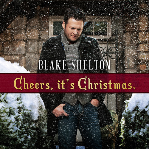 the album cover for Blake Shelton - Cheers It's Christmas