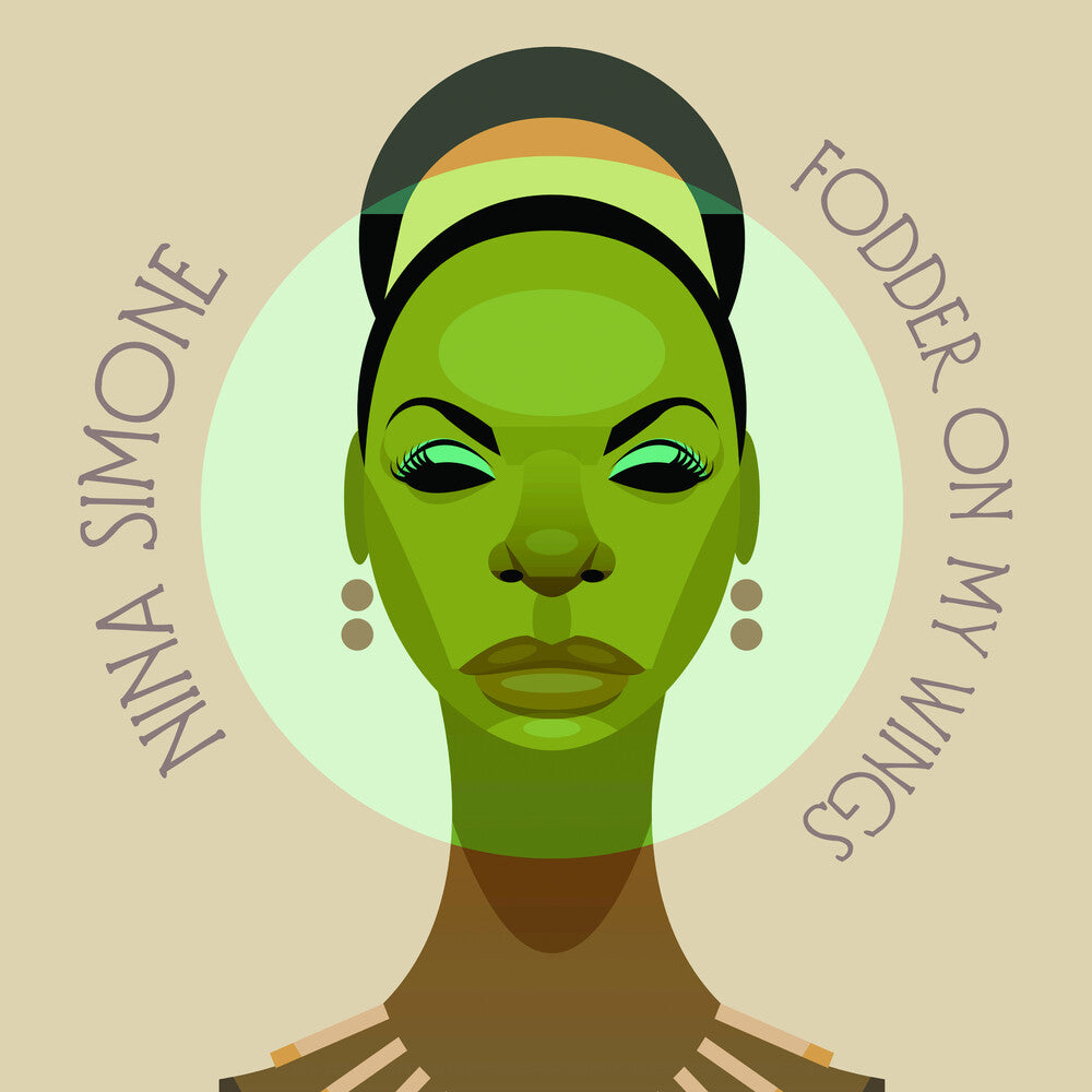 the album cover for Nina Simone - Fodder On My Wings