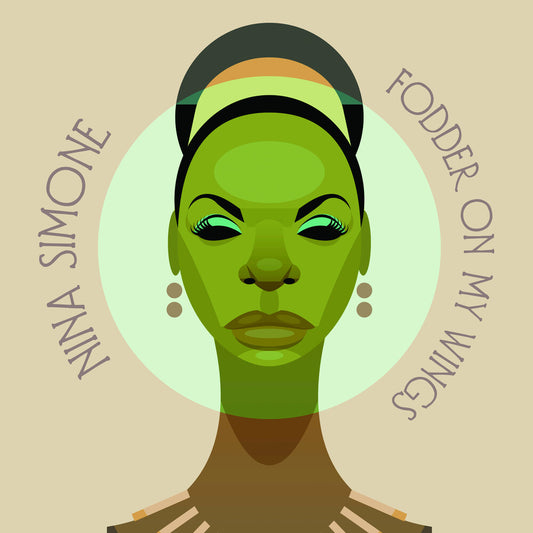 the album cover for Nina Simone - Fodder On My Wings