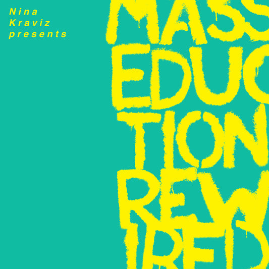 the album cover for St. Vincent - Nina Kraviz Presents Masseduction Rewired [Clear LP]