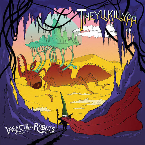 the album cover for Insects Vs. Robots - Theyllkillya [Indie Exclusive Limited Edition Purple LP]