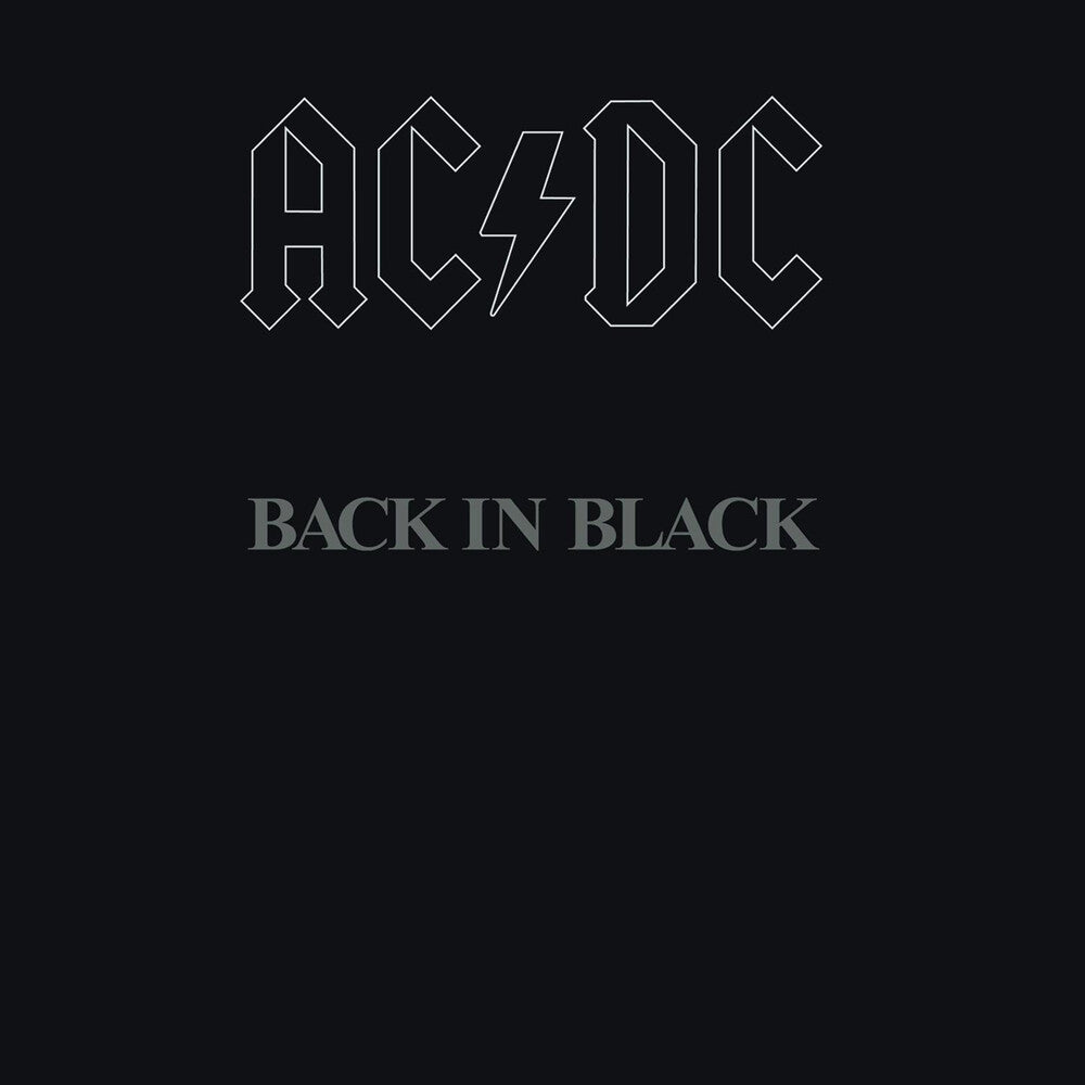 the album cover for AC/DC - Back In Black [Remaster]