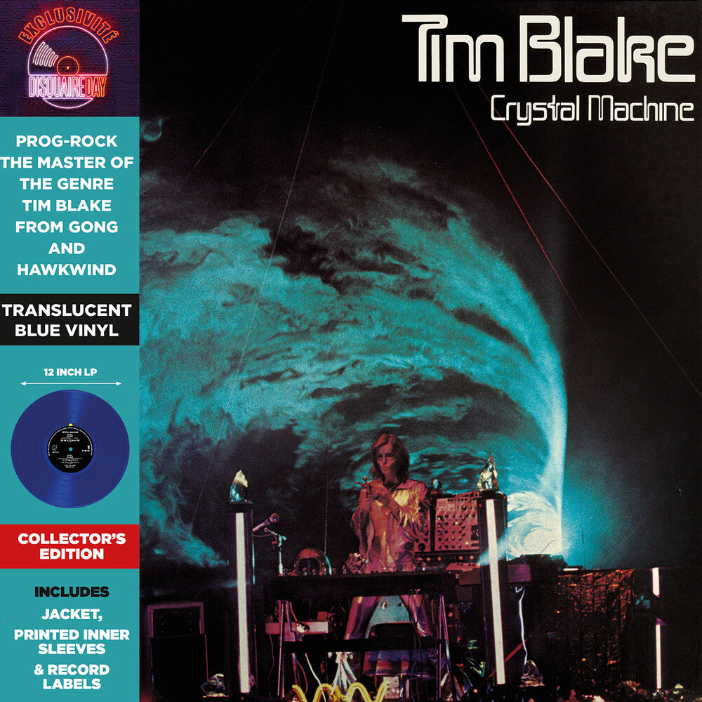 the album cover for Tim Blake - Crystal Machine [Indie Exclusive] (Blue) [Indie Exclusive]