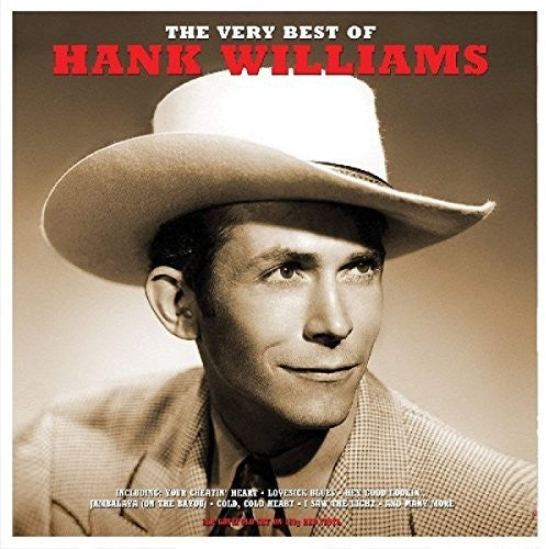 the album cover for Hank Williams - Very Best Of [Colored Vinyl] [180 Gram] (Red) (Uk)