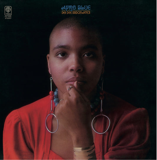 the album cover for Dee Dee Bridgewater - Afro Blue