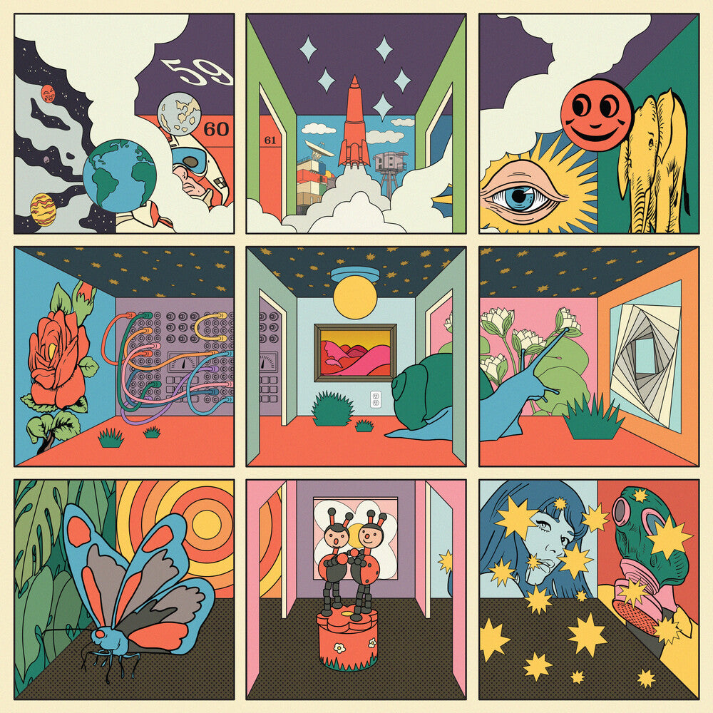 the album cover for Starfucker (STRFKR) - Future Past Life