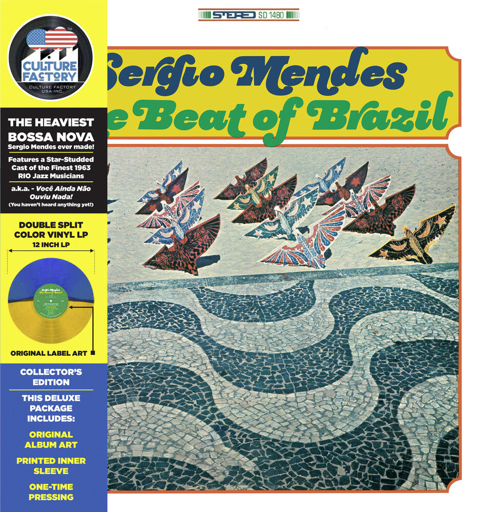 the album cover for Sergio Mendes - The Beat Of Brazil