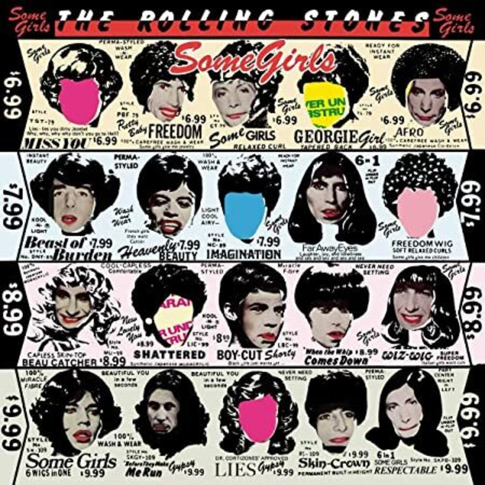 the album cover for The Rolling Stones - Some Girls: Remastered [LP]