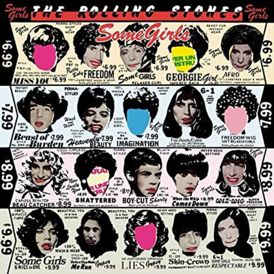 the album cover for The Rolling Stones - Some Girls: Remastered [LP]