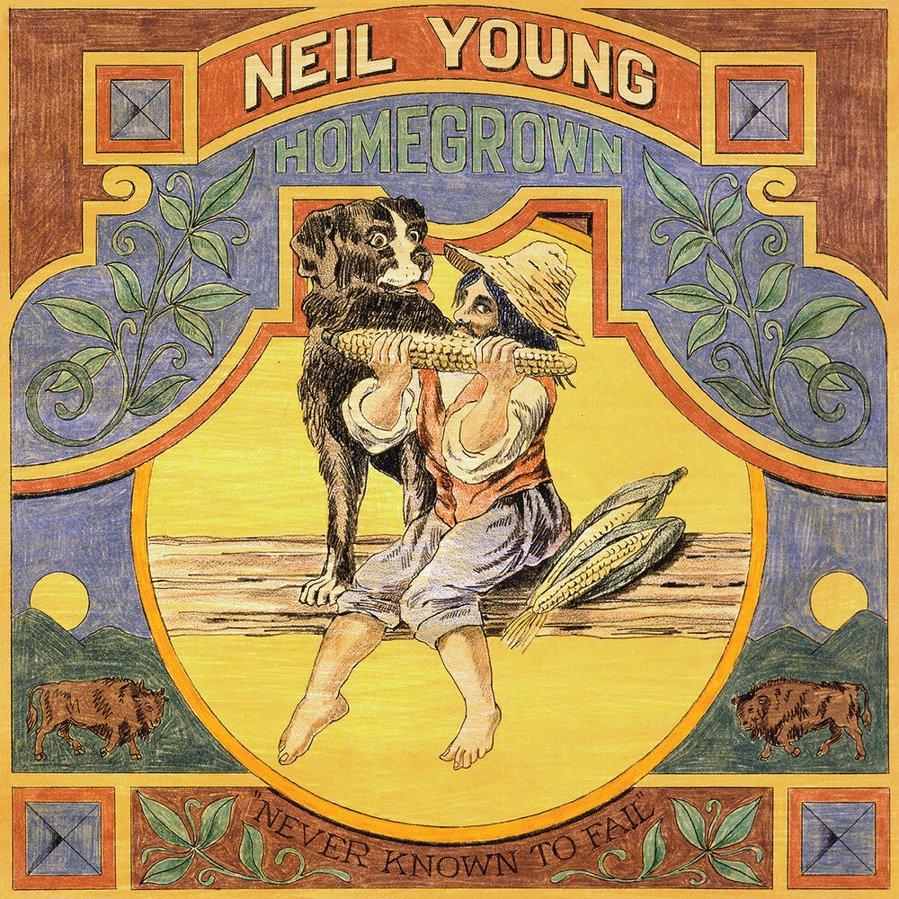 the album cover for Neil Young - Homegrown