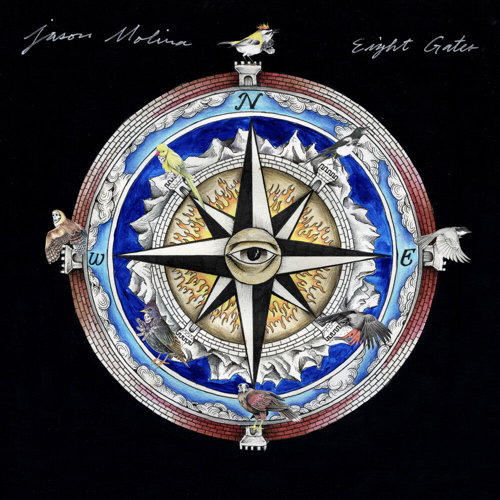 the album cover for Jason Molina - Eight Gates