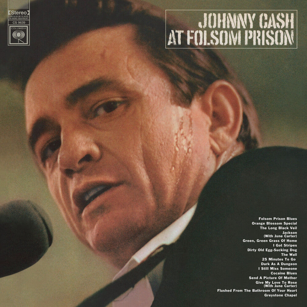the album cover for Johnny Cash - At Folsom Prison [LP]