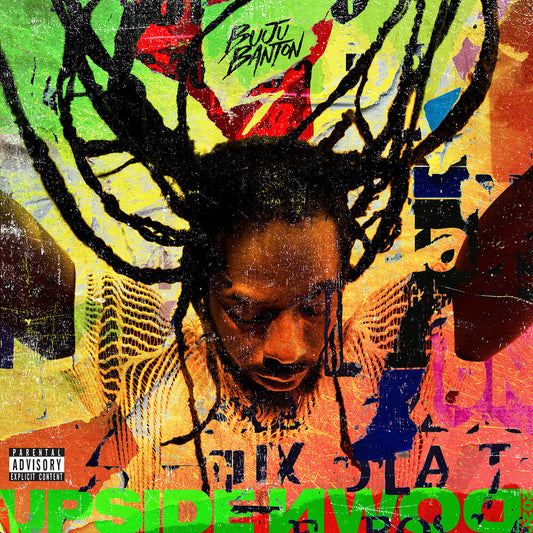 the album cover for Buju Banton - Upside Down 2020