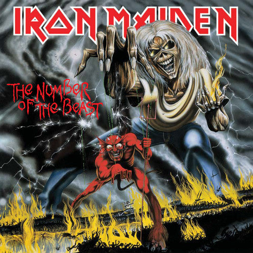 the album cover for Iron Maiden - Number of the Beast