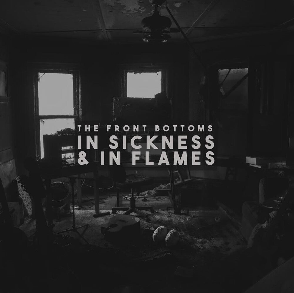 the album cover for The Front Bottoms - In Sickness & In Flames [Indie Exclusive Limited Edition Red LP]
