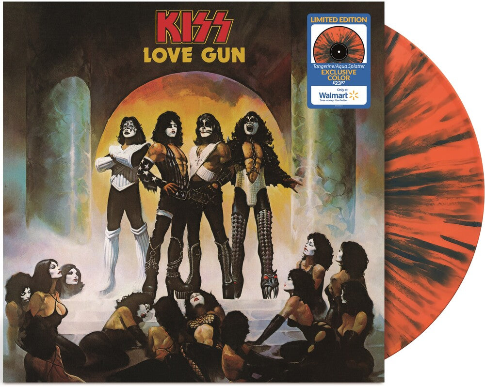 the album cover for KISS - Love Gun