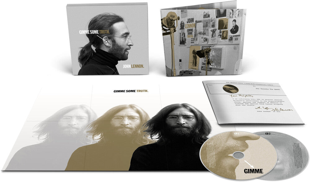 the album cover for John Lennon - GIMME SOME TRUTH. THE ULTIMATE MIXES. [2CD]