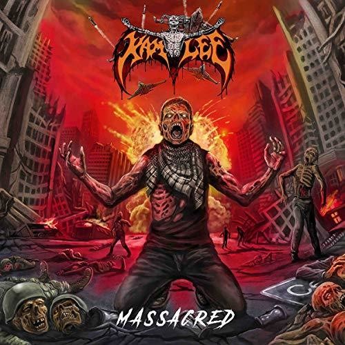 the album cover for Kam Lee - Massacred