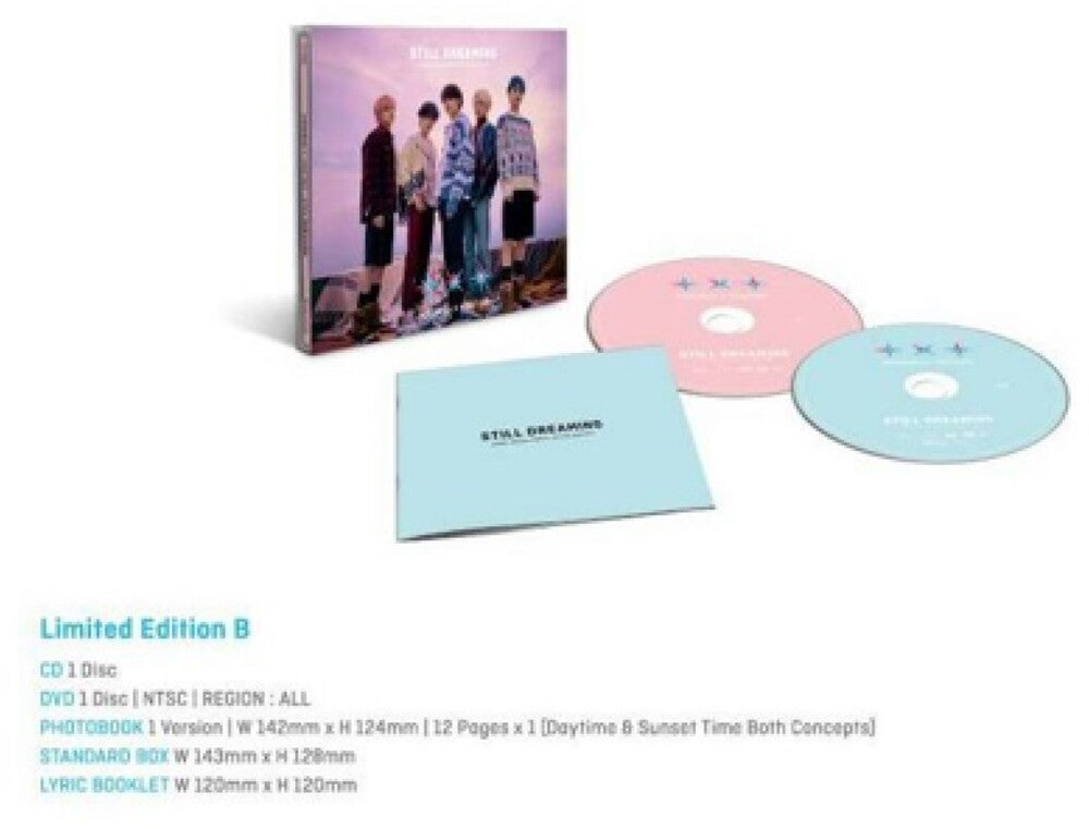 the album cover for TOMORROW X TOGETHER - STILL DREAMING [Limited Edition B - CD/DVD]