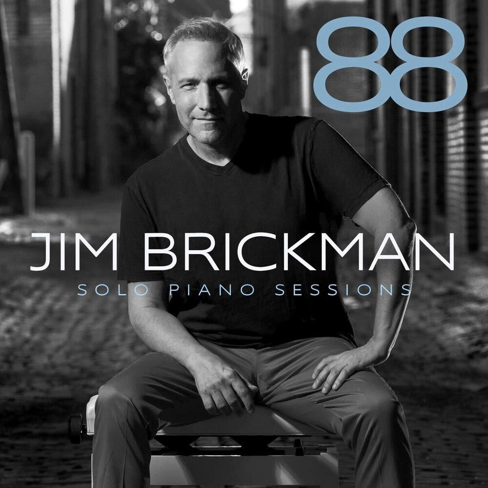 the album cover for Jim Brickman - 88: Solo Piano Sessions