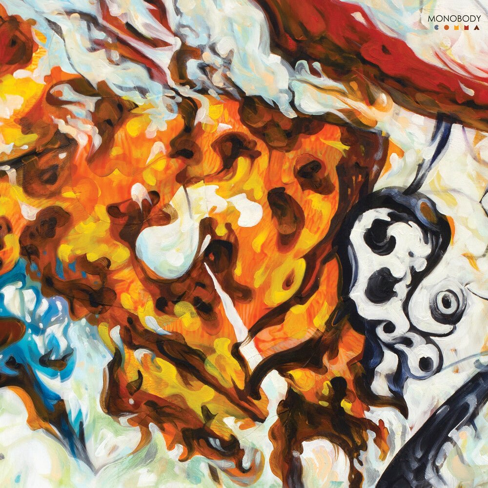 the album cover for Monobody - Comma (Opaque Bright Yellow Vinyl) (Ylw) [Indie Exclusive]