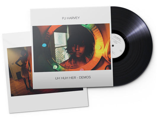 the album cover for PJ Harvey - Uh Huh Her - Demos [LP]
