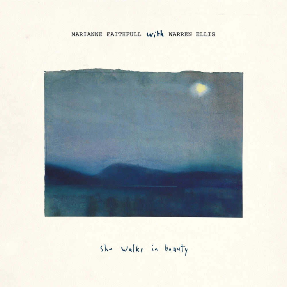 the album cover for Marianne Faithfull - She Walks in Beauty