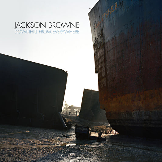 the album cover for Jackson Browne - Downhill From Everywhere [LP]
