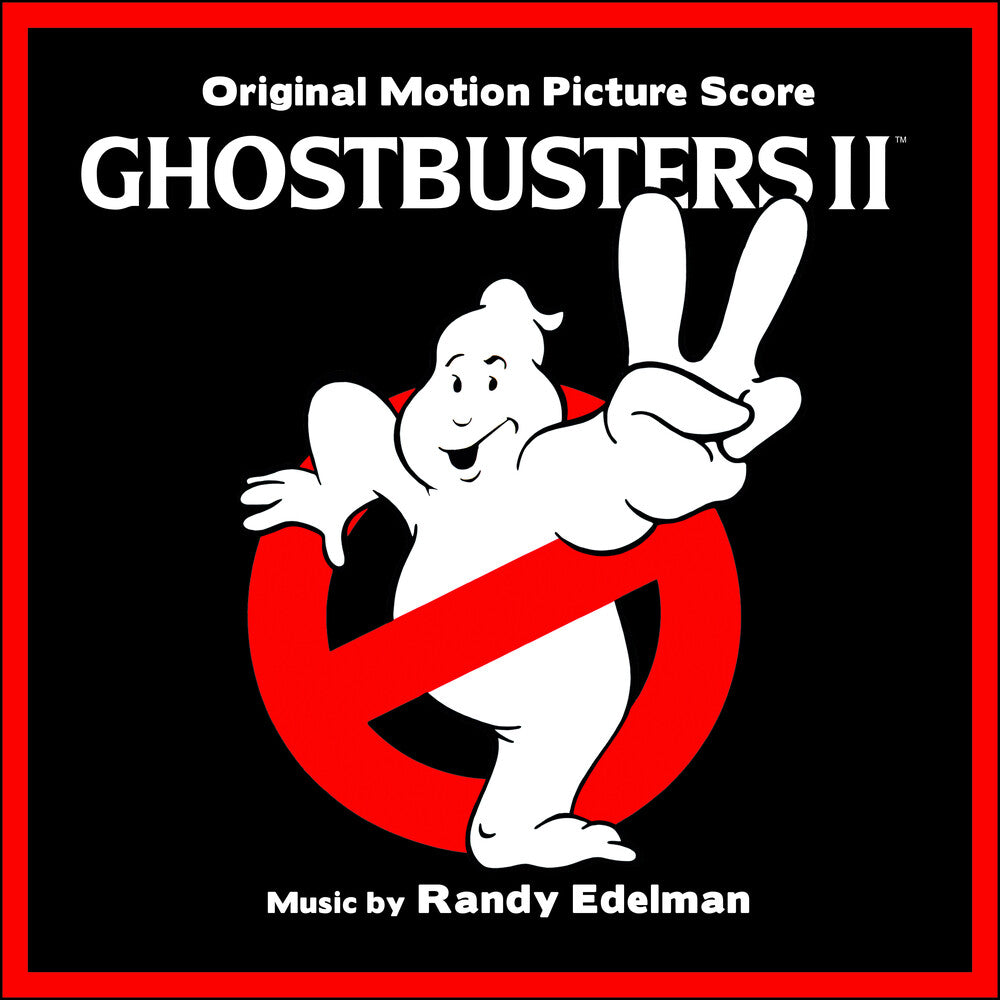 the album cover for Randy Edelman - Ghostbusters II (Original Motion Picture Soundtrack) [Clear With Pink Slime LP]