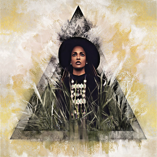 the album cover for Sa-Roc - Sharecropper's Daughter (Bonus Vinyl) (Blk) [Colored Vinyl]