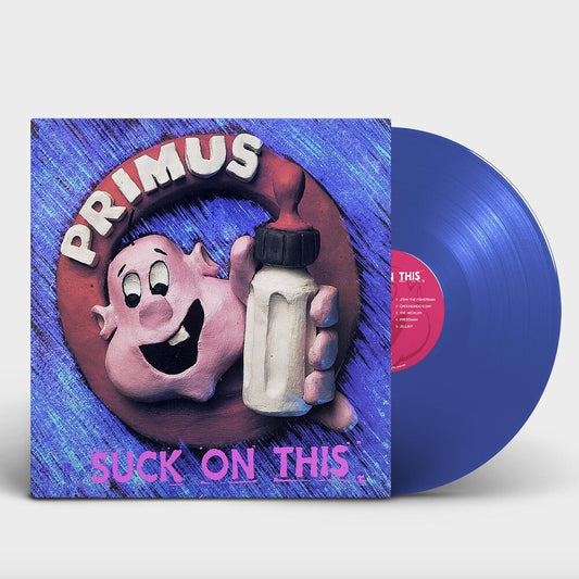 the album cover for Primus - Suck On This [Cobalt Blue LP]
