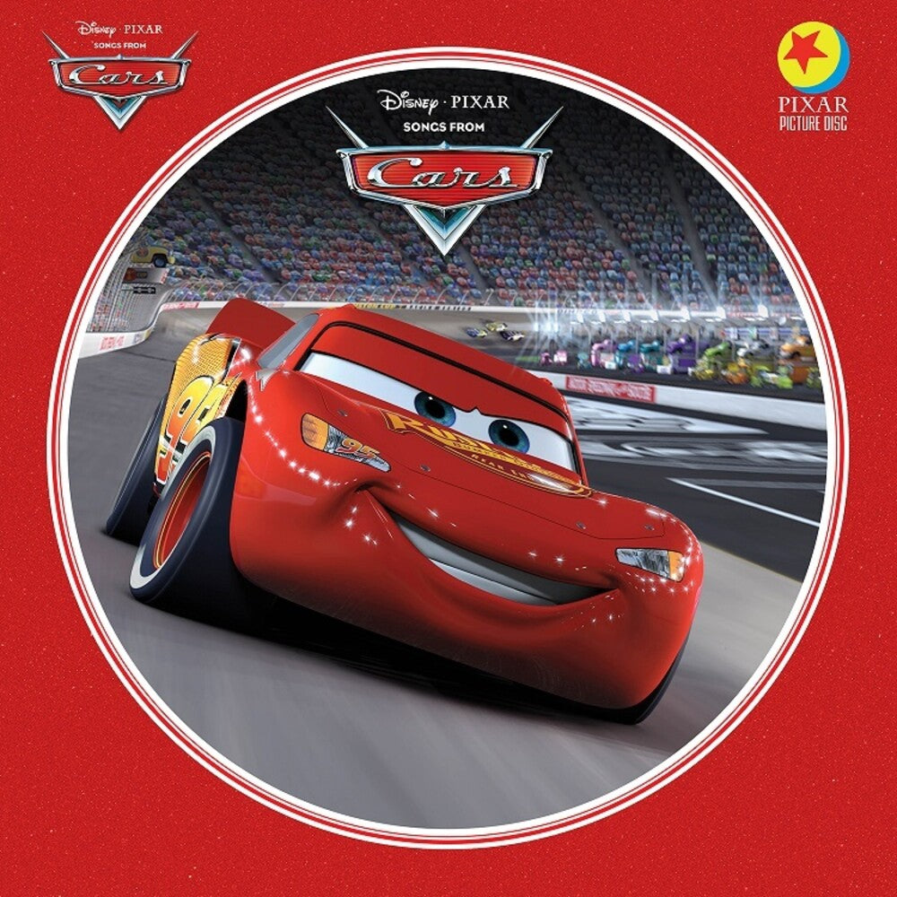 the album cover for Cars - Disney Movie - Songs From Cars [Picture Disc LP]