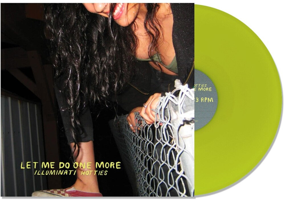 the album cover for illuminati hotties - Let Me Do One More [Neon Yellow LP]