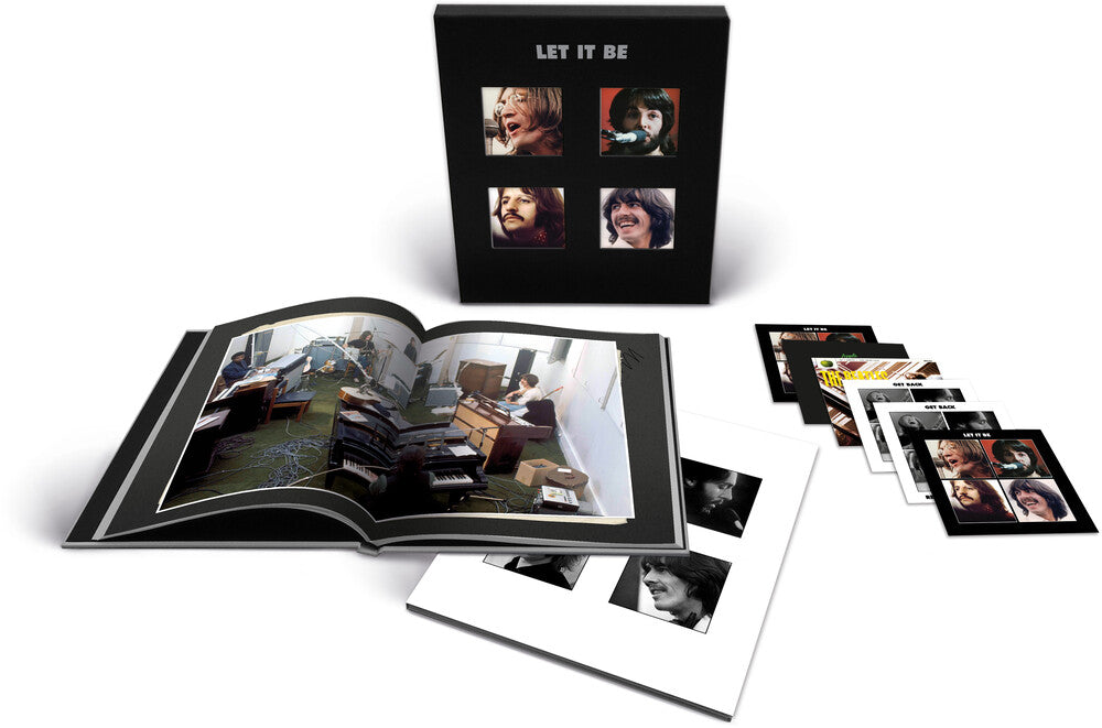 the album cover for The Beatles - Let It Be: Special Edition [Limited Edition Super Deluxe 5CD/Blu-ray Audio Box Set]