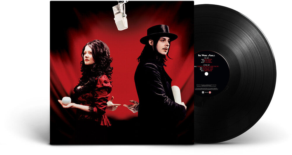 the album cover for The White Stripes - Get Behind Me Satan [LP]