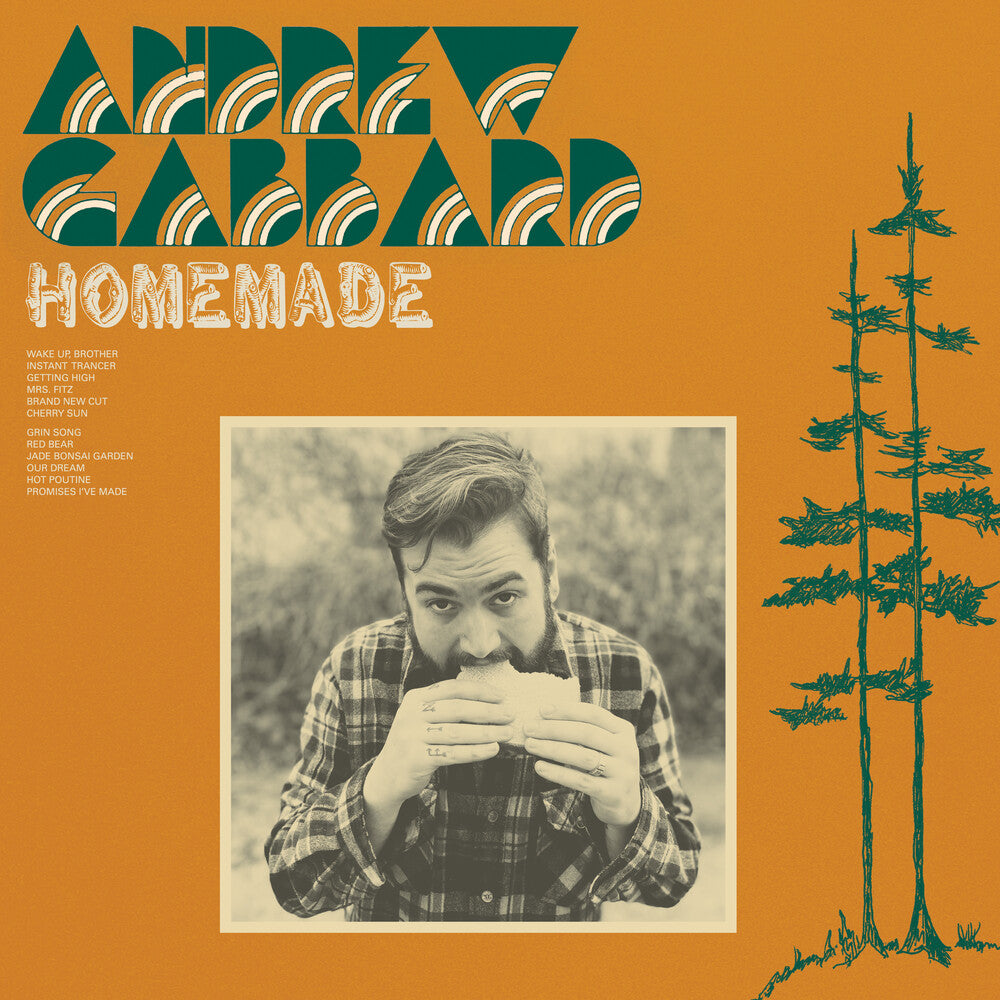 the album cover for Andrew Gabbard - Homemade [Indie Exclusive Limited Edition Camo Green LP]