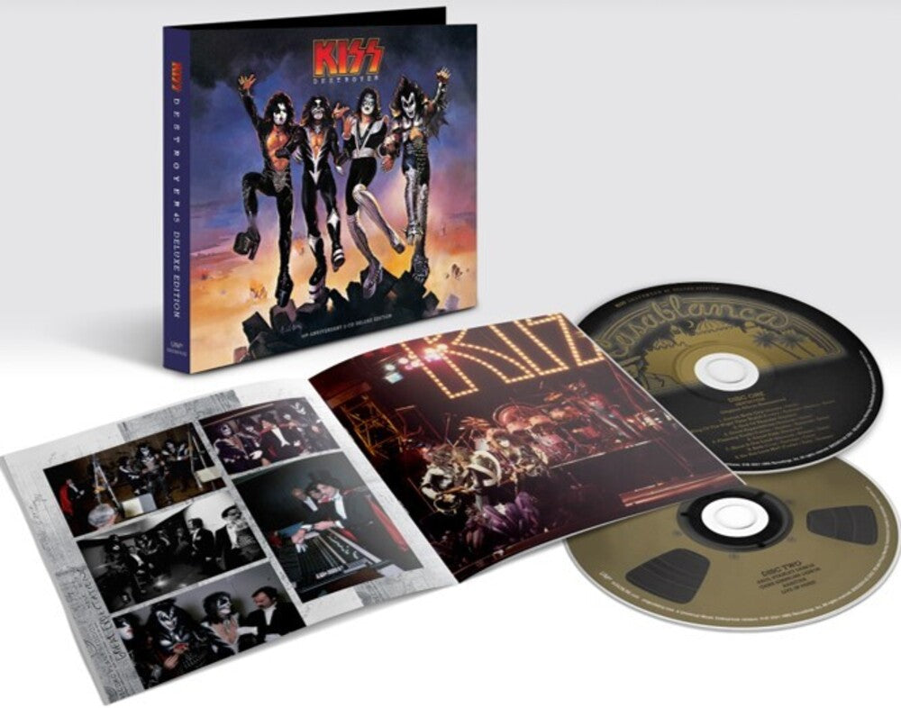 the album cover for KISS - Destroyer: 45th Anniversary Edition [Deluxe 2CD]