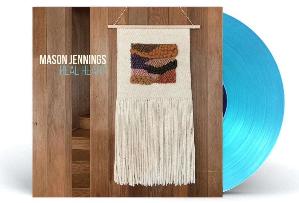 the album cover for Mason Jennings - Real Heart [Indie Exclusive limited Edition Blue LP]