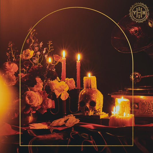 the album cover for Senses Fail - Hell Is In Your Head [Indie Exclusive Limited Edition Beer & Gold Butterfly LP]